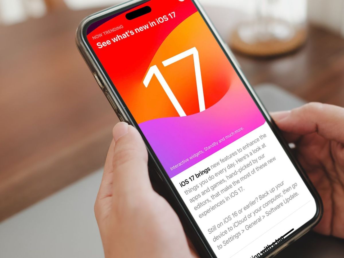 iOS Update auf version 17