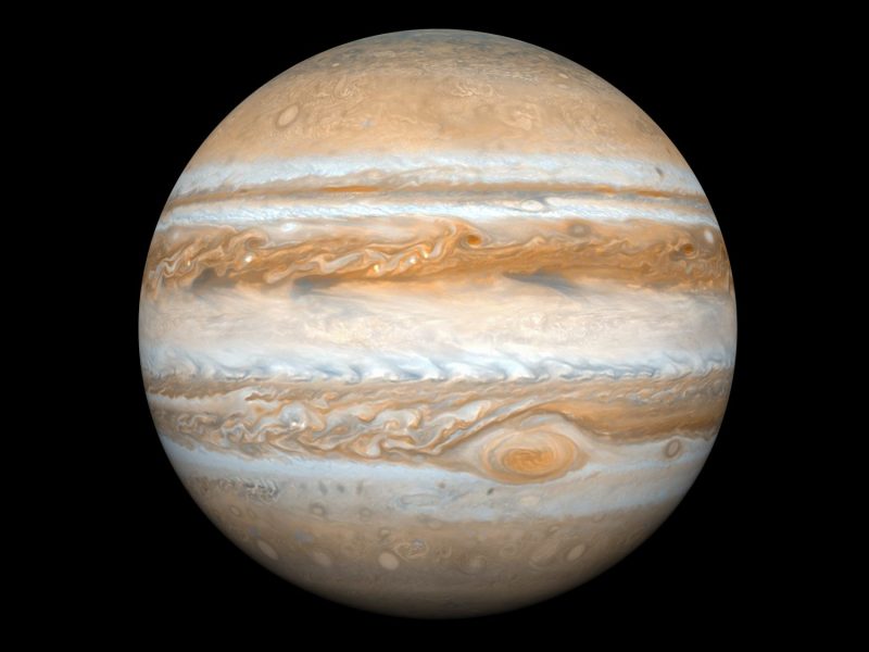 Ansicht des Planeten Jupiter.