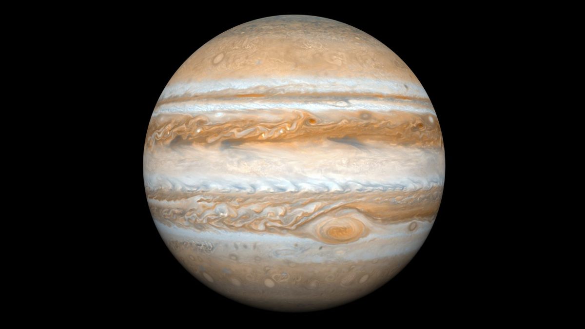 Ansicht des Planeten Jupiter.