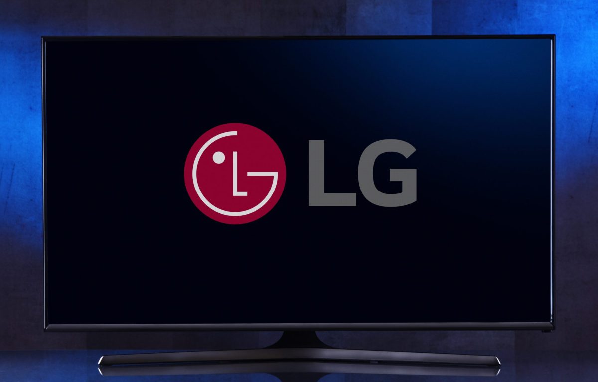 Fernseher mit einem LG-Logo