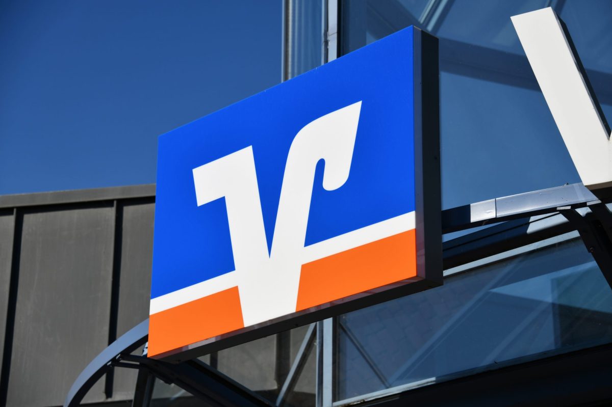 Logo der Volksbank.