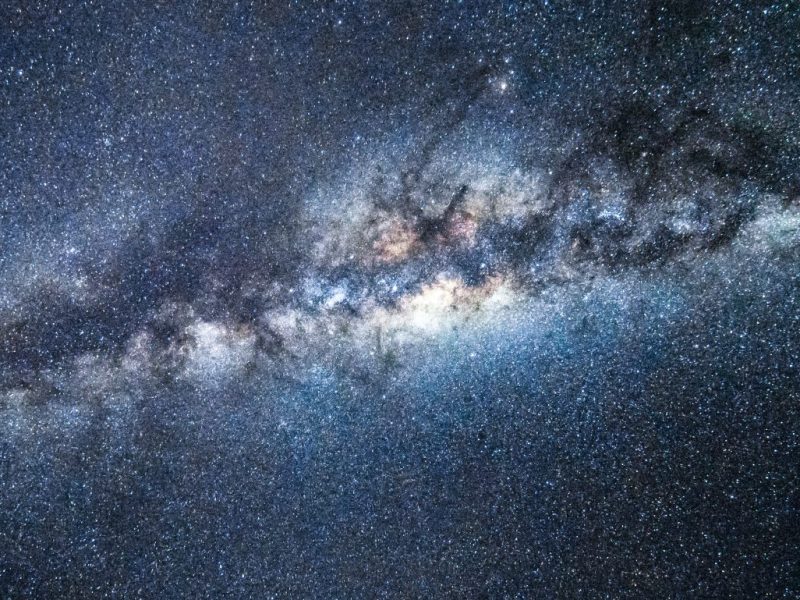 Panoramaansicht der Milchstraße.