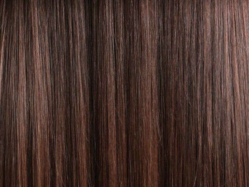 Nahaufnahme brauner Haare