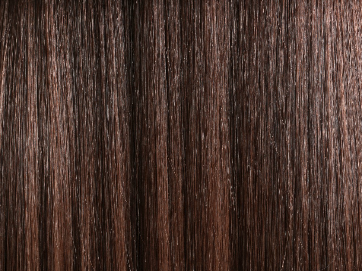 Nahaufnahme brauner Haare