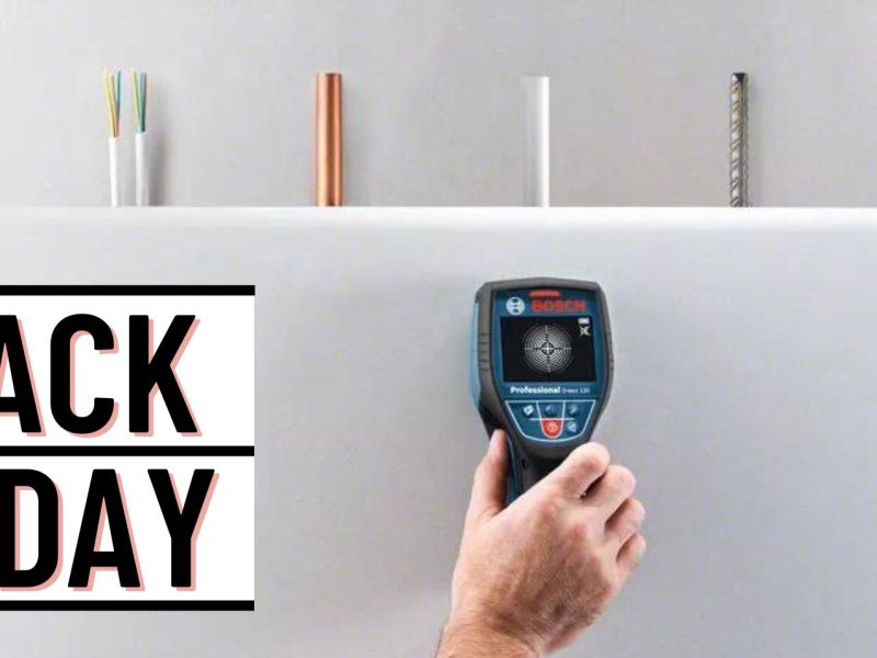 Der Bosch Professional D-tect 120 vor einer Wand