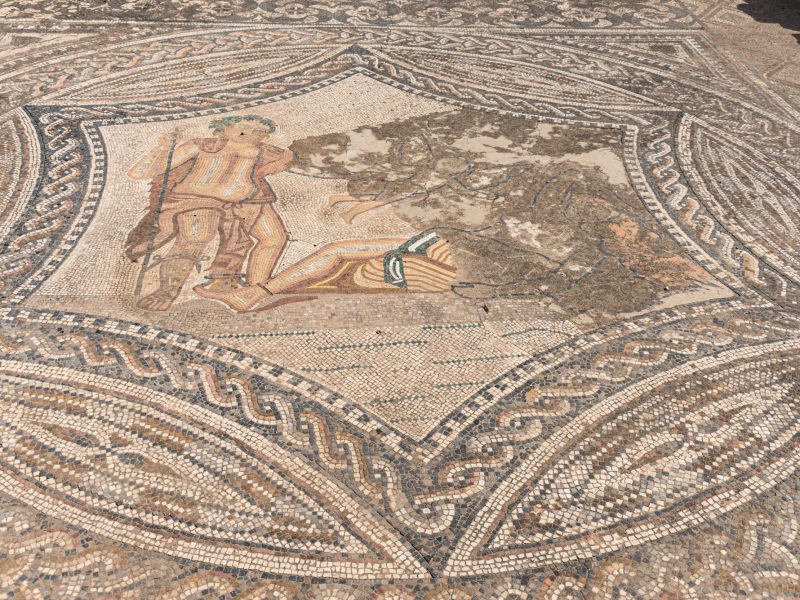 Ein römisches Mosaik.