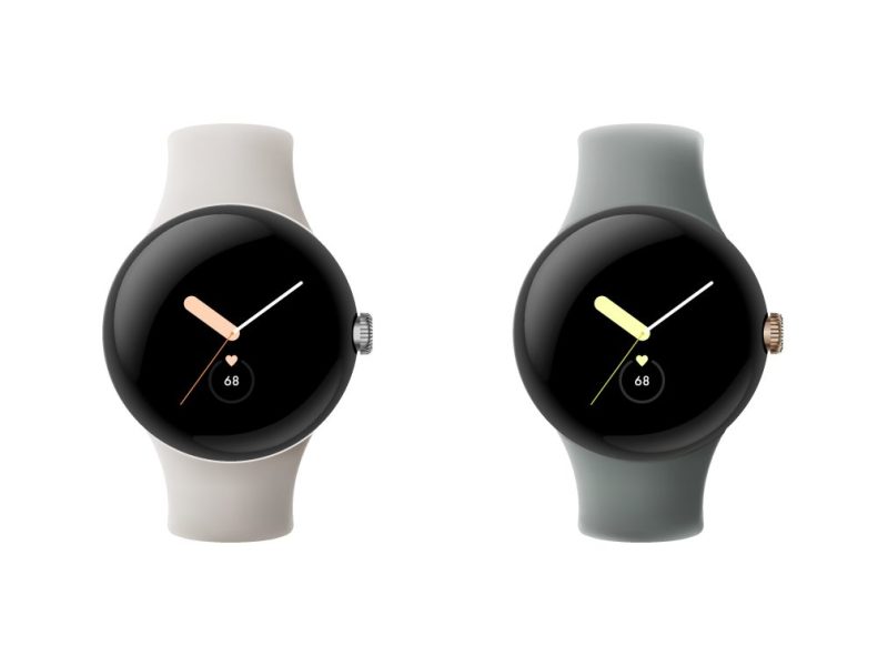 Google Pixel Watch 2 in unterschiedlichen Farben