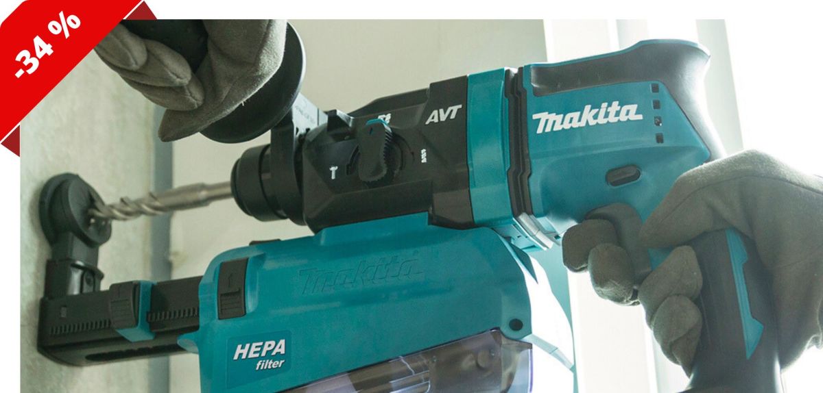 Makita Akku Kombihammer SDS Plus