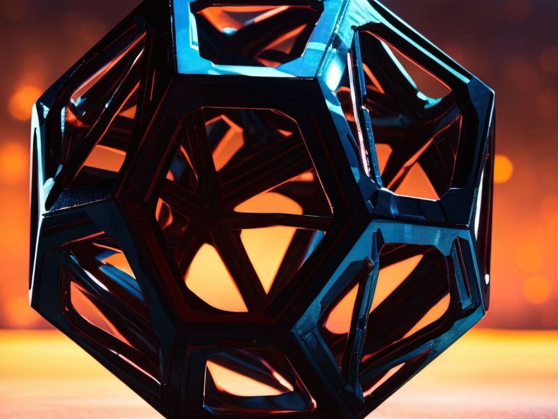 KI-generiertes Bild eines Dodekaeders.