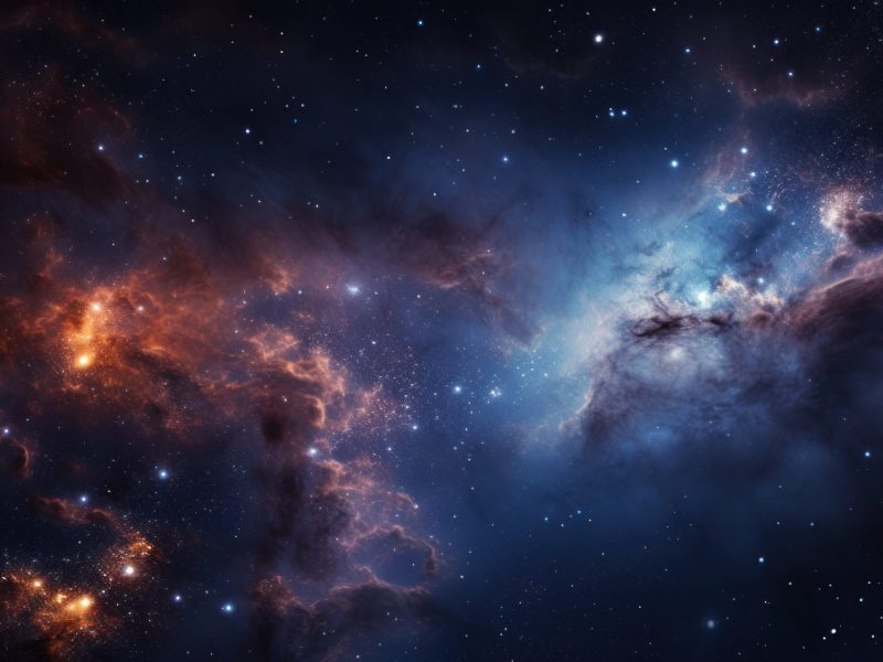 Darstellung der Galaxie Kleine Magellansche Wolke.