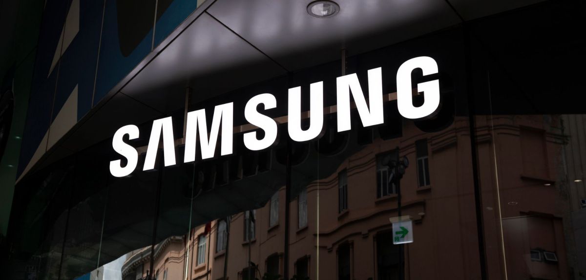 Samsung Logo an Geschäft