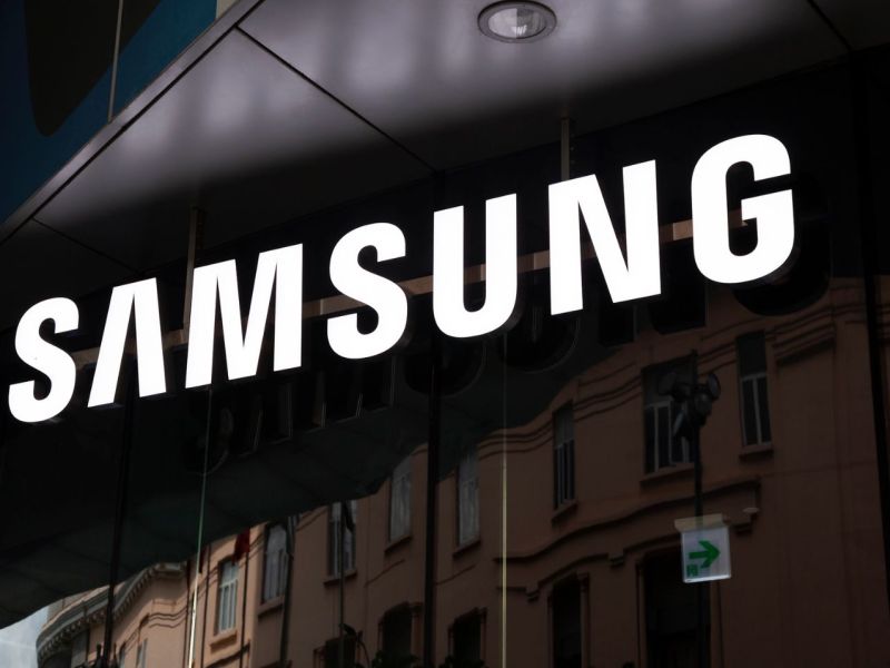 Samsung Logo an Geschäft