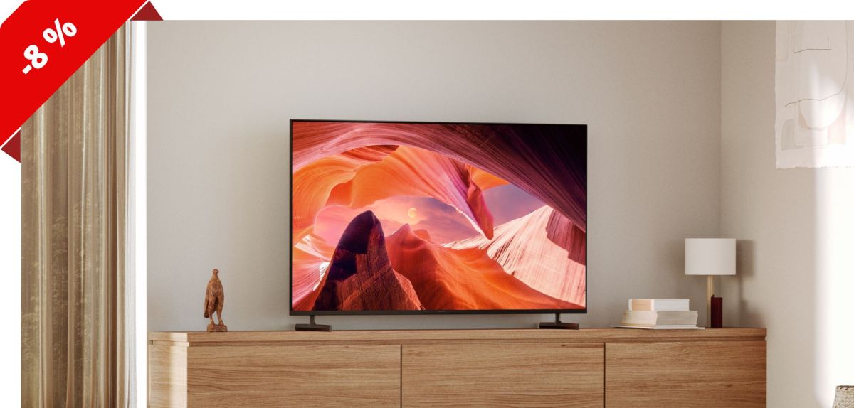 Sony Bavaria Smart-TV in einem Wohnzimmer