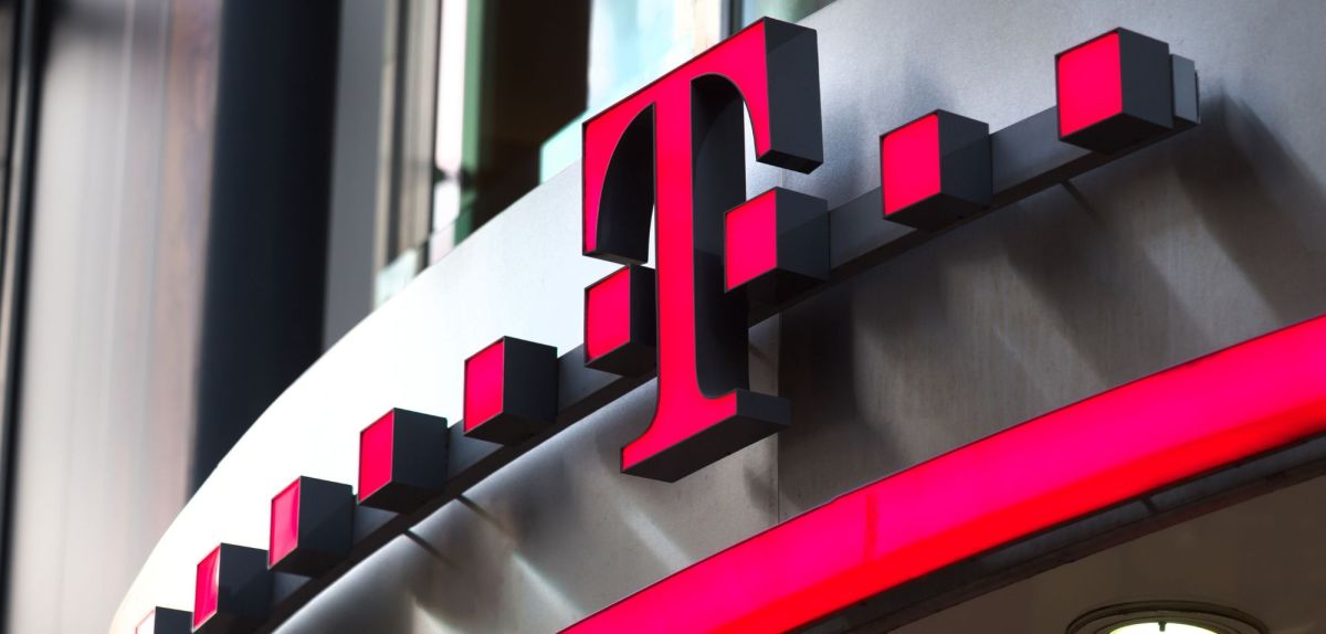 Telekom Logo an deinem Geschäft