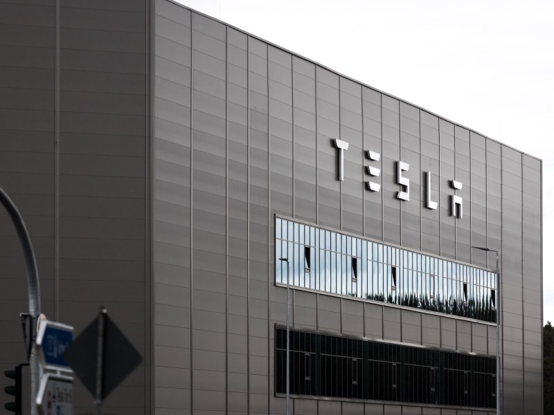 Tesla-Fabrik ind Grünheide
