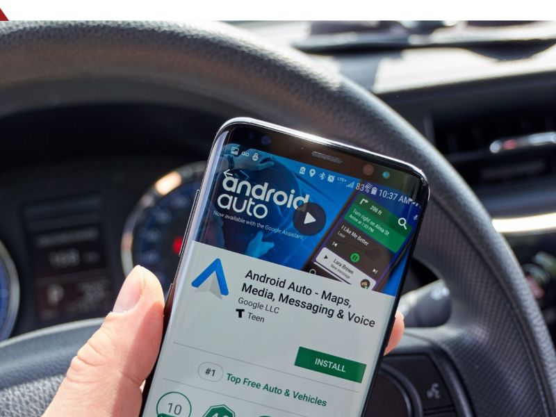Android Auto auf einem Smartphone