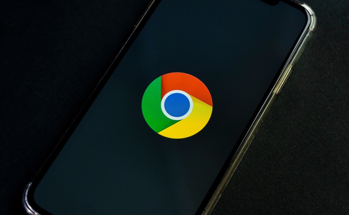 Google Chrome Logo auf dem Handy