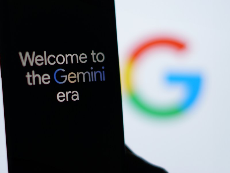 Google Gemini auf einem Smartphone