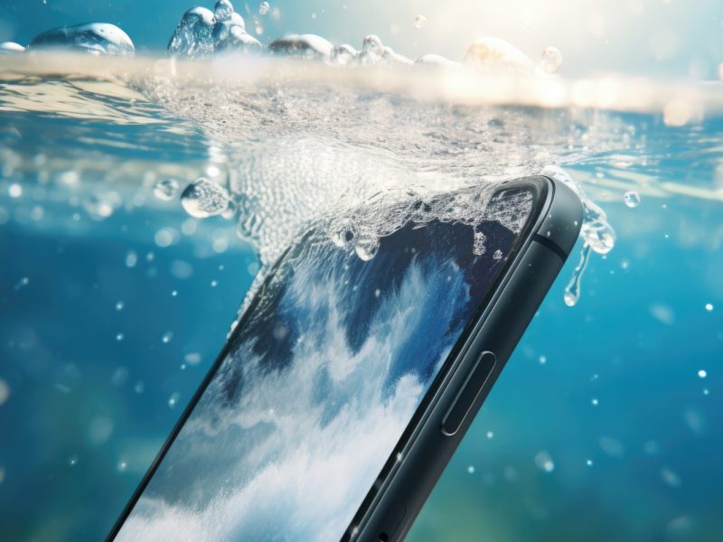 iPhone unter Wasser