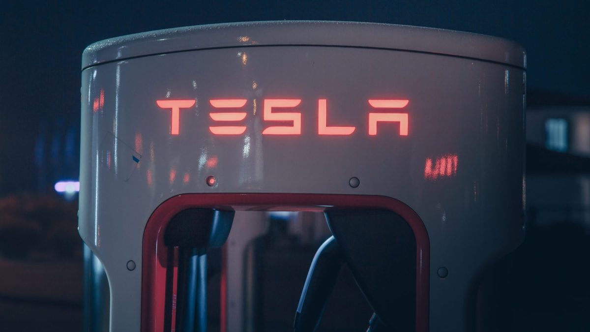 Schnellladestation von Tesla