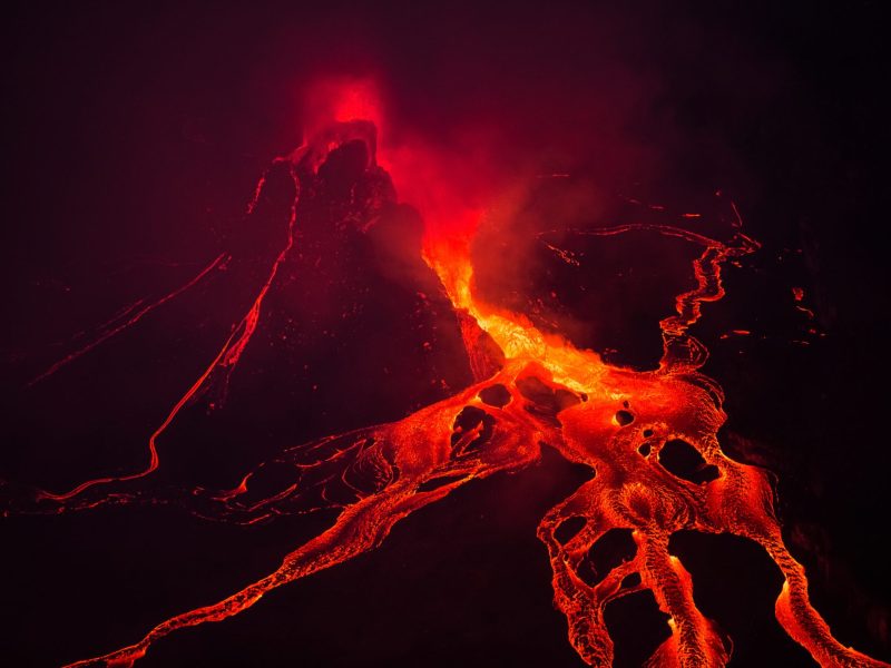 Vulkan läuft aus