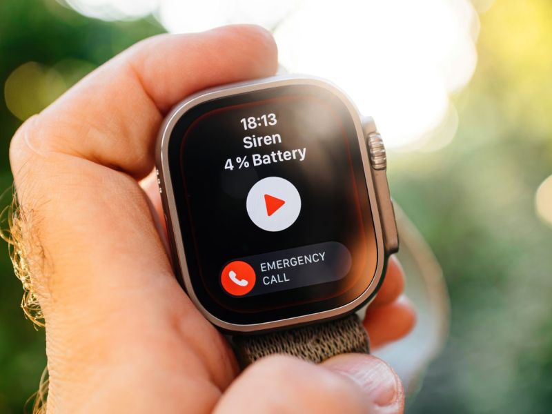 Apple Watch mit Notruf-Funktion
