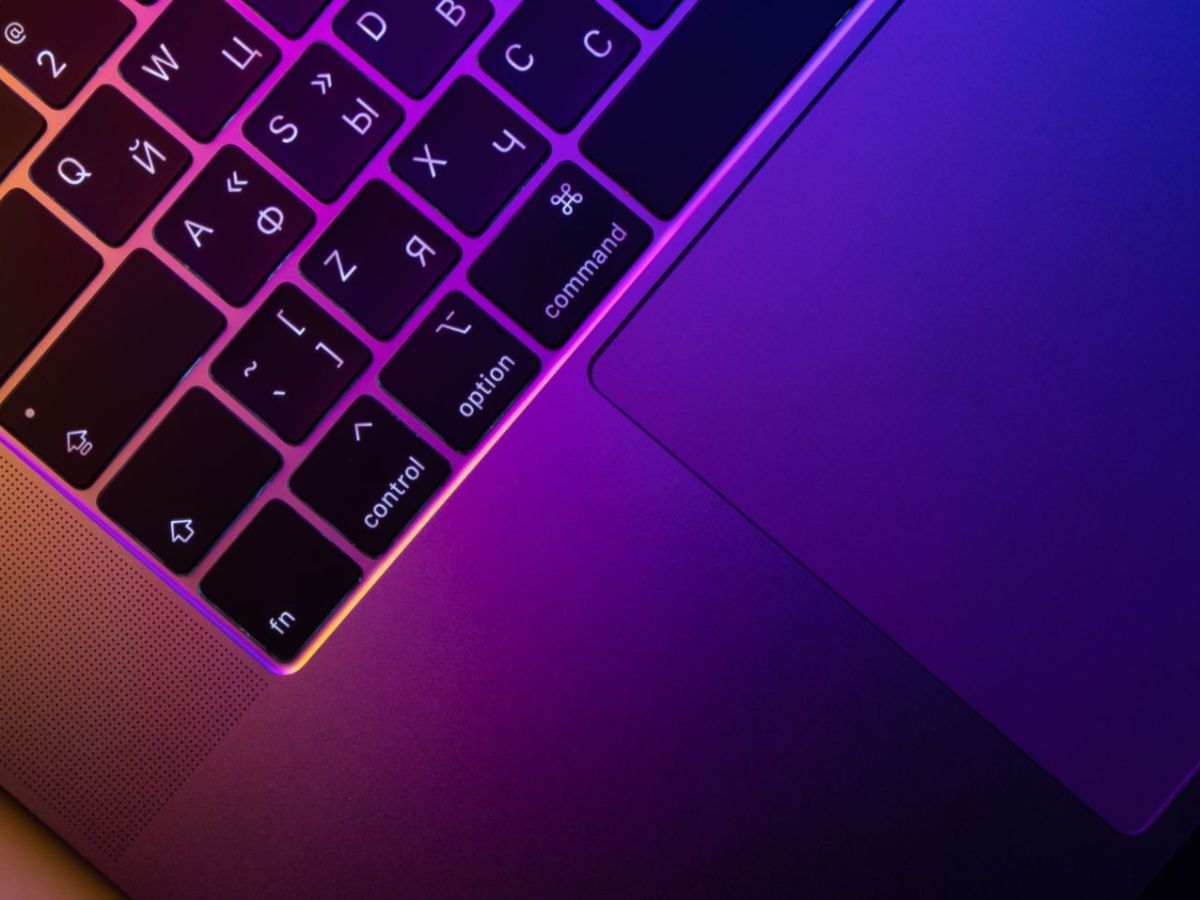 Beleuchtetes MacBook