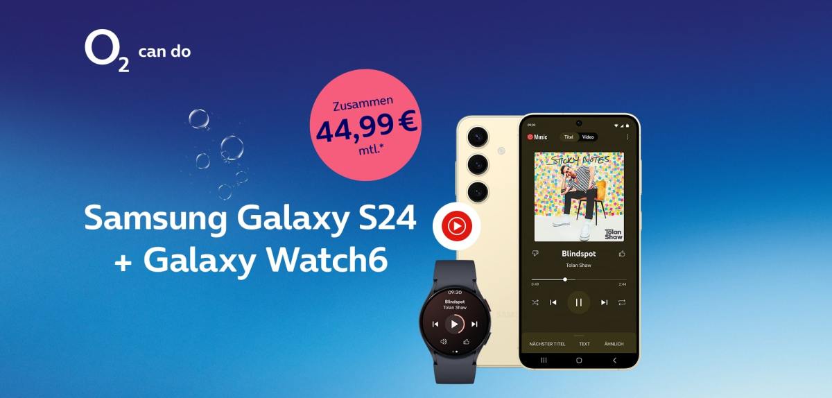 Sichere dir das Samsung Galaxy S24 im neuesten Angebot von o2