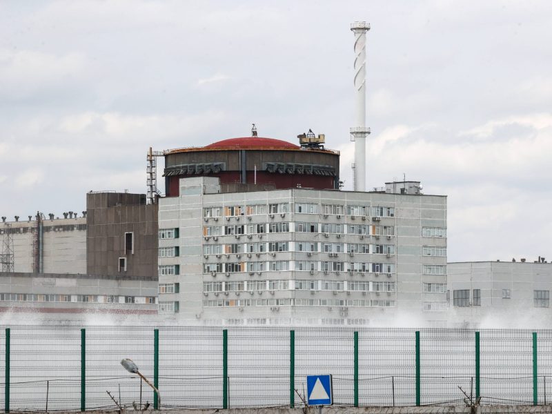 Das Kernkraftwerk Saporischschja im ukrainischen Energodar.