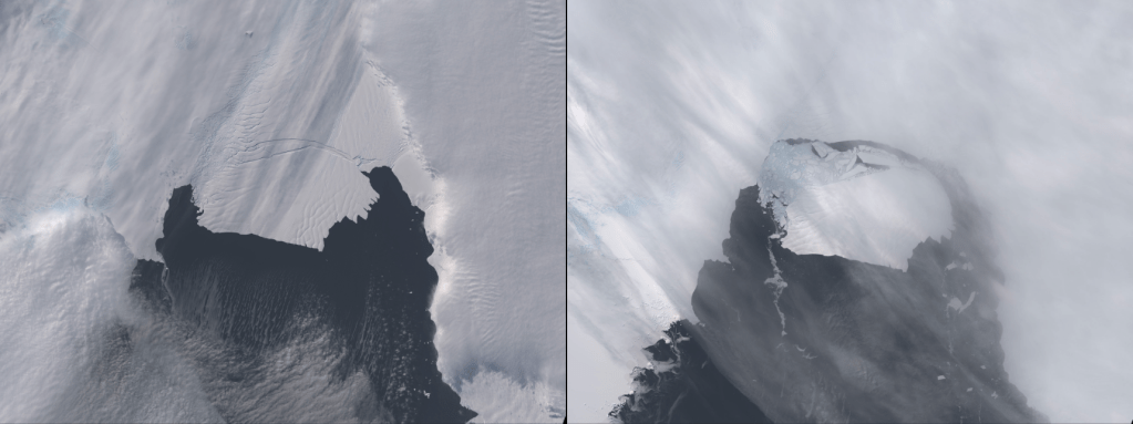 Kalben des Pine Island-Gletschers, Antarktis
Oktober 28, 2013 - November 13, 2013