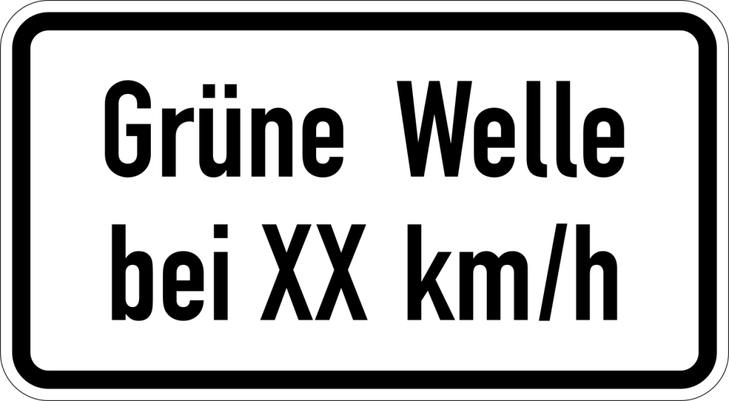Das Verkehrszeichen (Zusatzzeichen) 1012-34