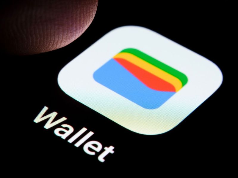 Google Wallet-App auf einem Smartphone