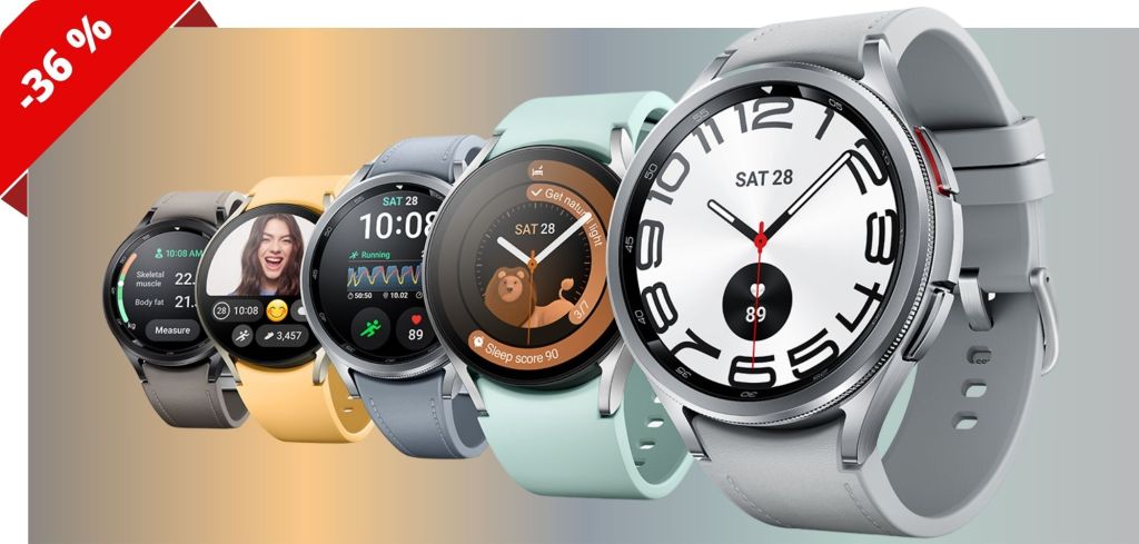 Samsung-Deal: Galaxy Watch6 jetzt stark reduziert – du sparst über 130 Euro