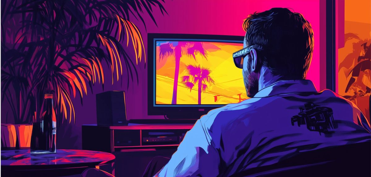 Eine Illustration im Stil von 