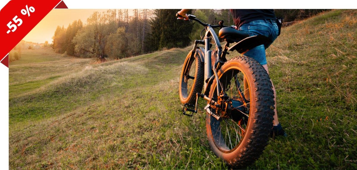 E-Bike mit Fettreifen