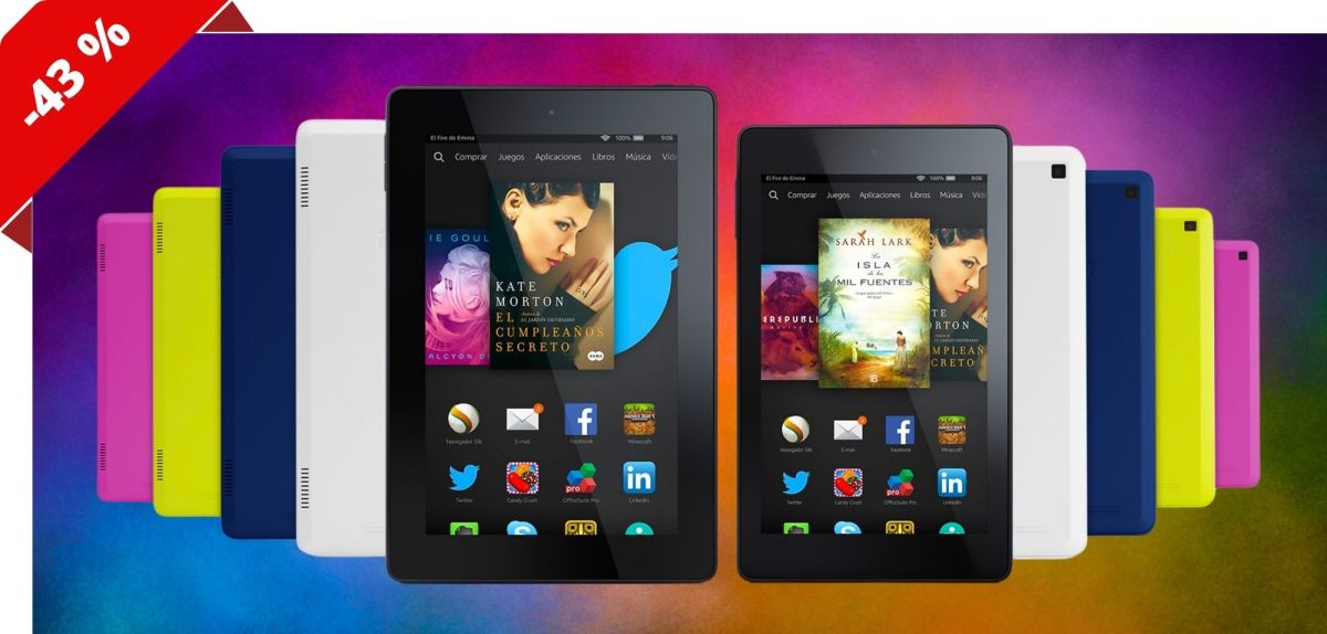 Amazon Fire HD 8 in verschiedenen Farben