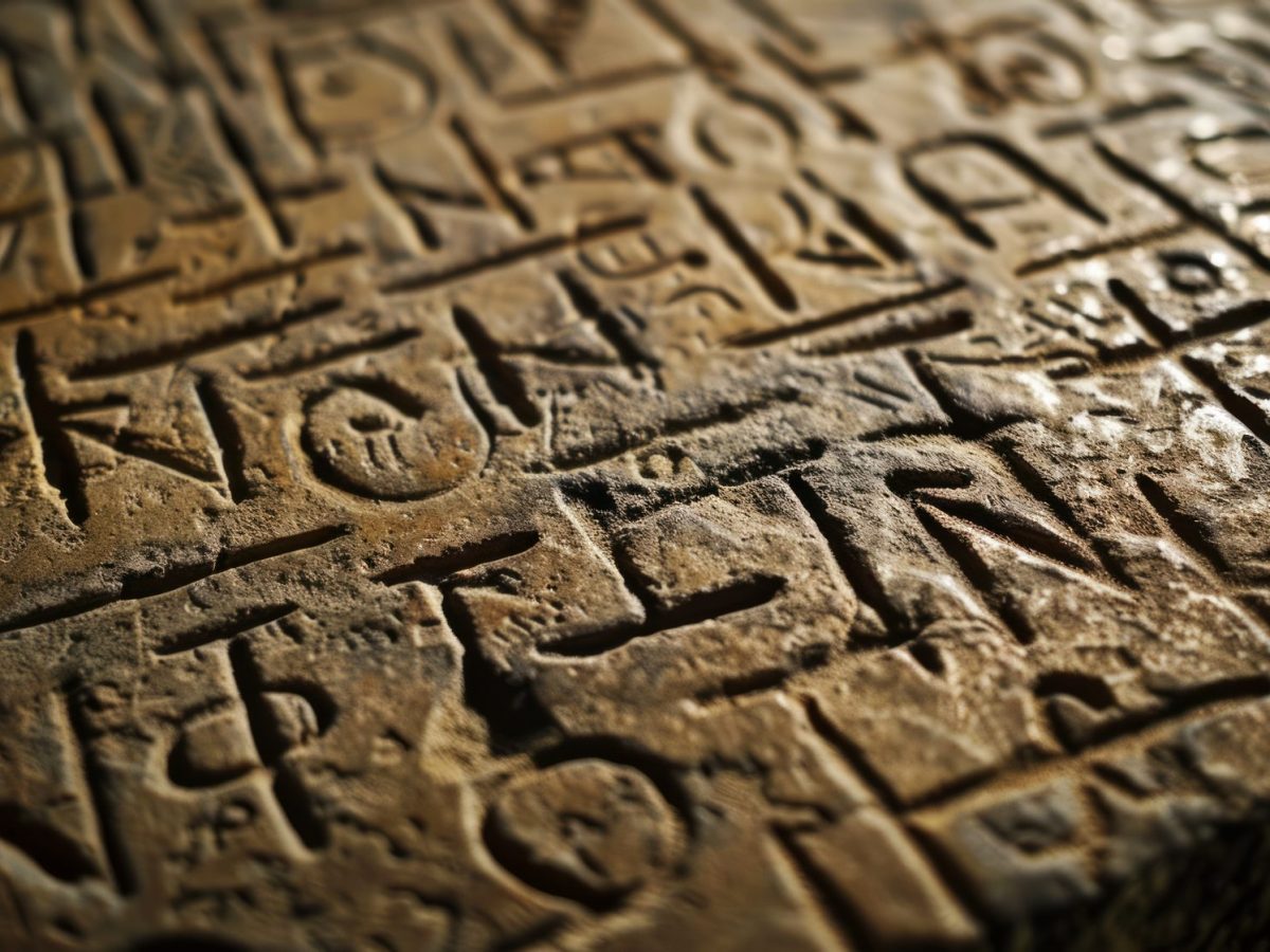 KI-Render eines archäologischen Fundes.