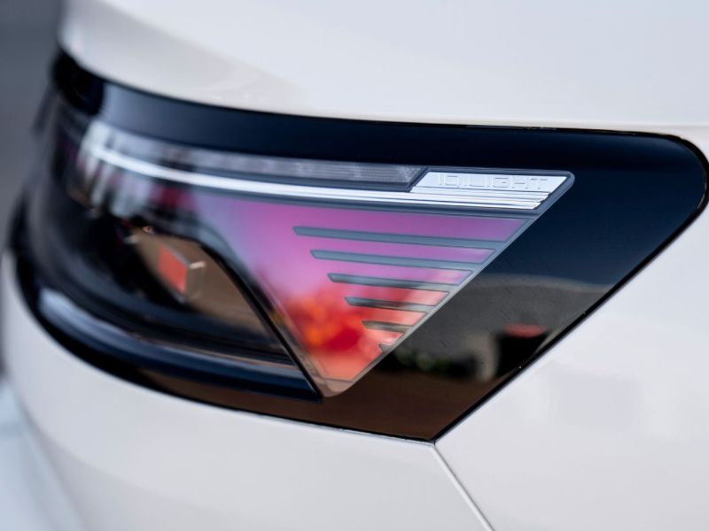 Elektroauto mit Blinker