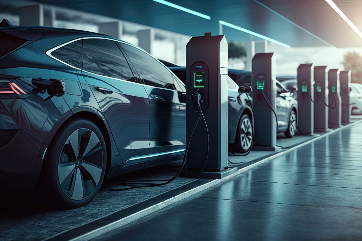 Elektroautos beim Aufladen (Symbolbild).