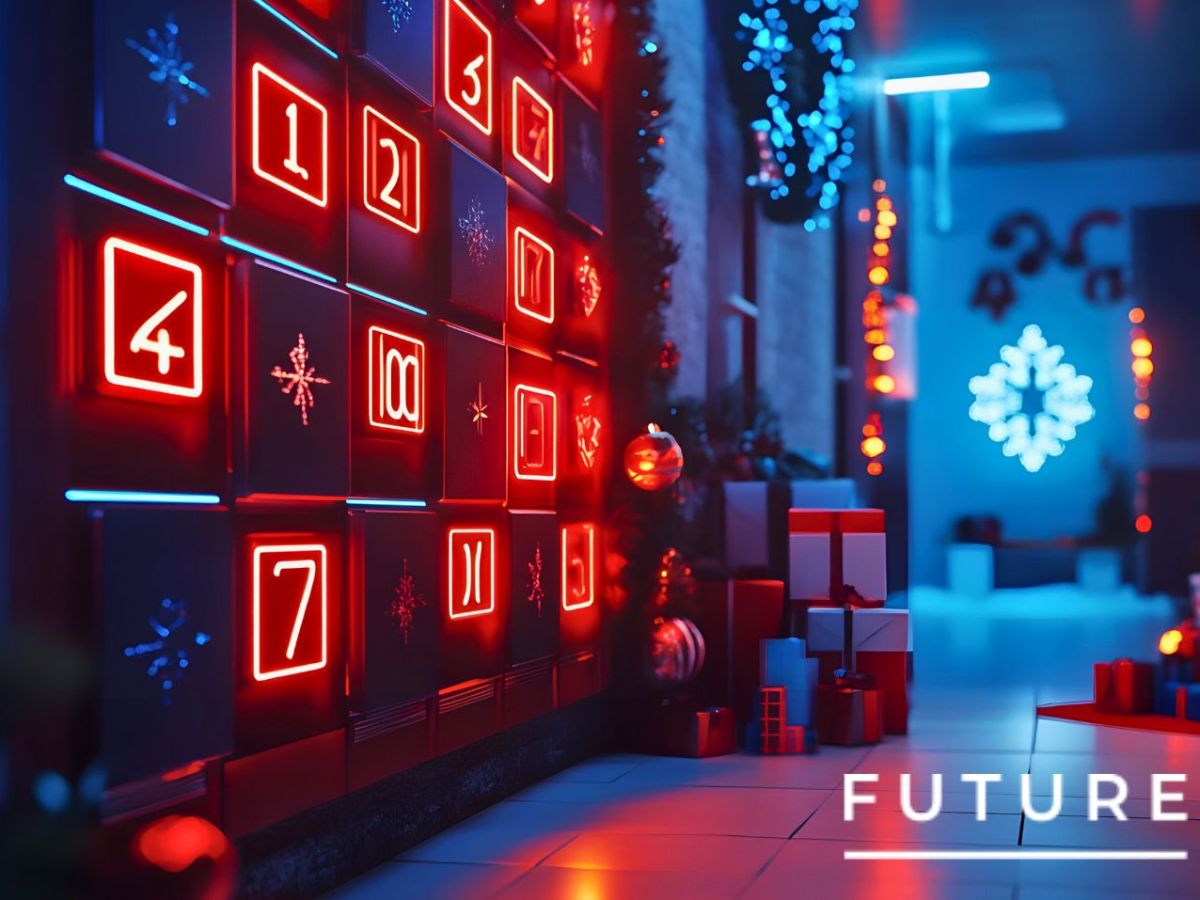Technik-Adventskalender mit futurezone.de-Logo