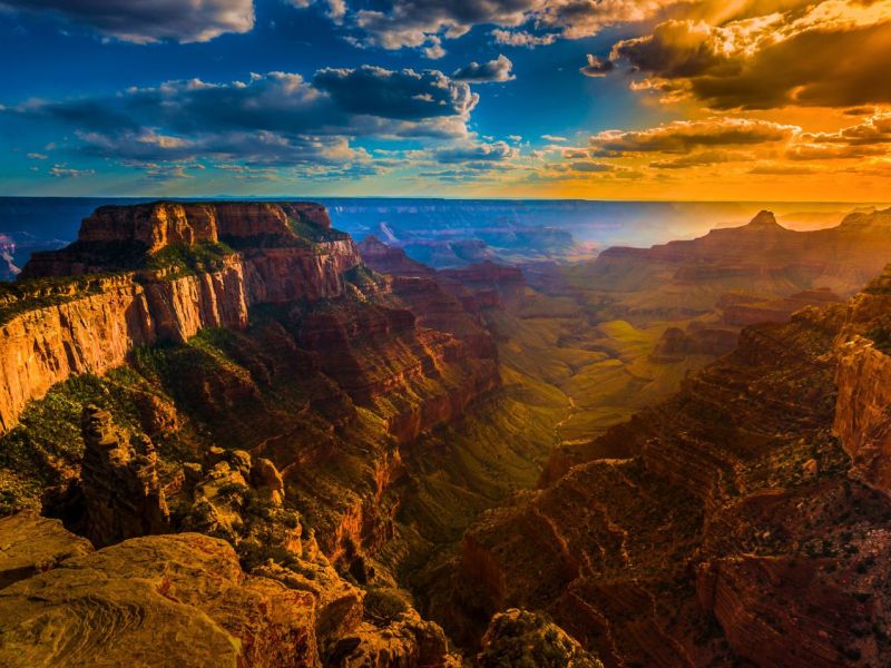 Grand Canyon in der Abendsonne