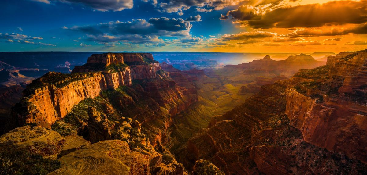 Grand Canyon in der Abendsonne