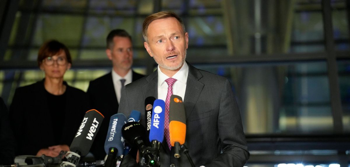 Christian Lindner zum Ampel Aus im Bundestag Pressestatement
