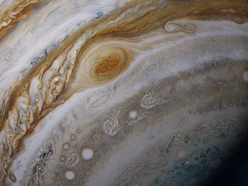 Nahansicht des Jupiter.