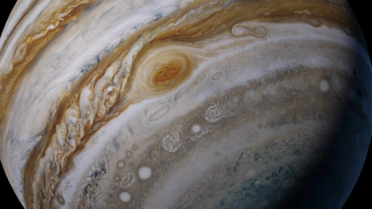 Nahansicht des Jupiter.