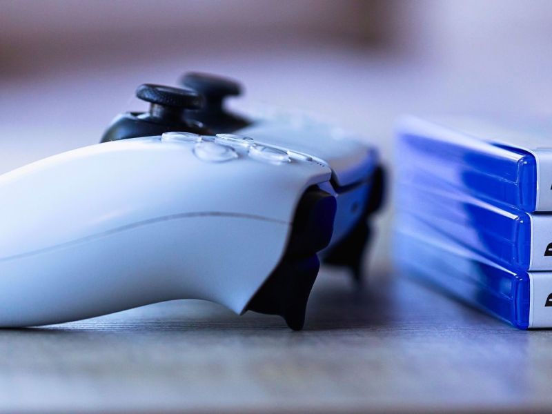 PS5-Controller und -Games