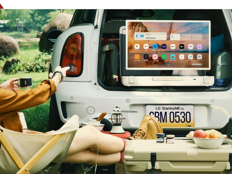 Portabler Smart-TV von LG