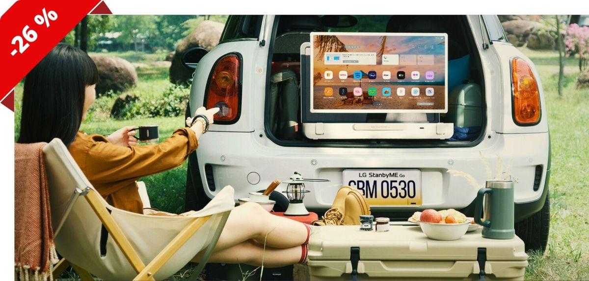 Portabler Smart-TV von LG