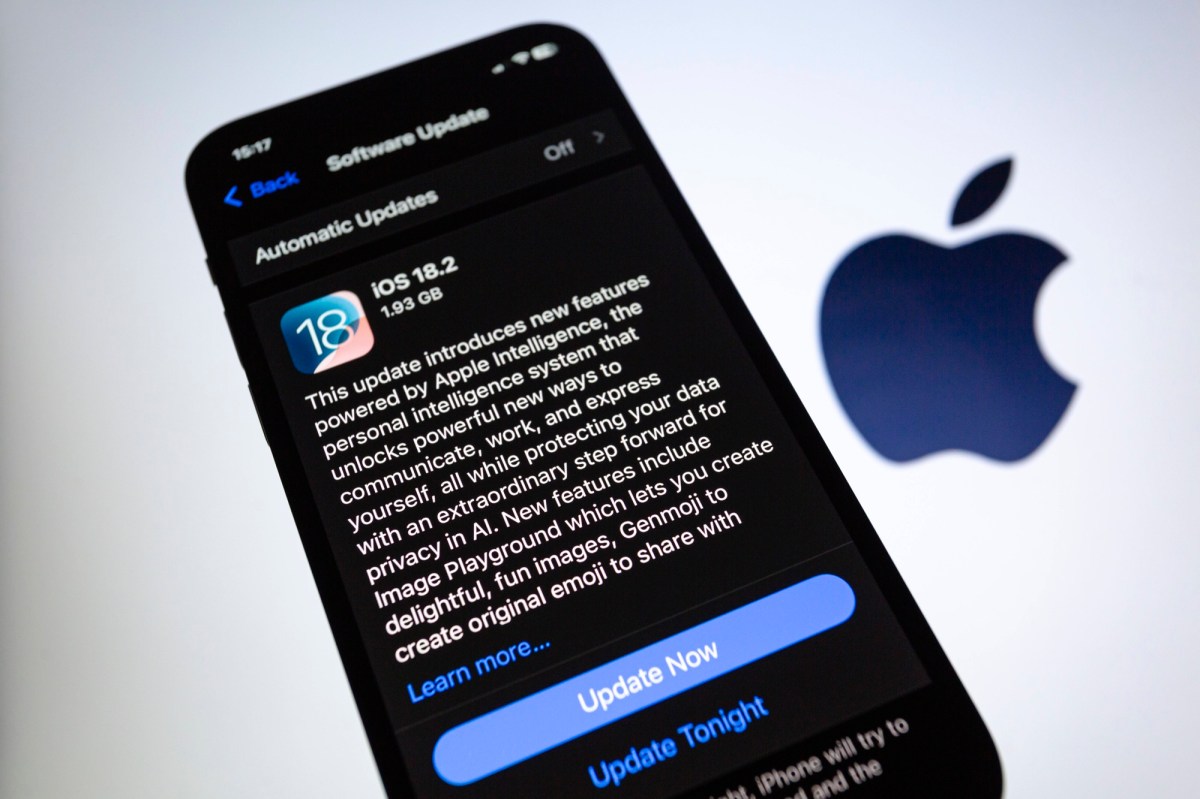 iOS 18.2 auf einem iPhone