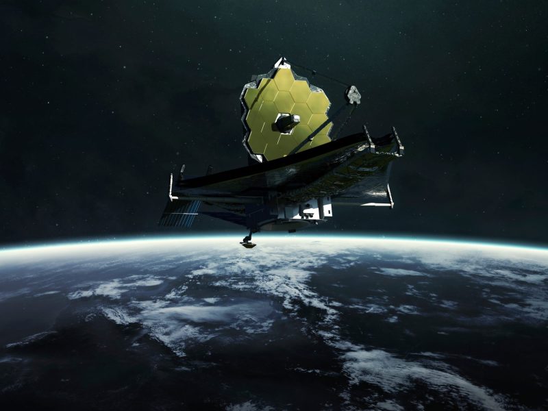 James-Webb-Teleskop schwebt im Orbit der Erde